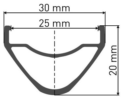 DT Swiss XM 421 Disc 29'' Velg Zwart