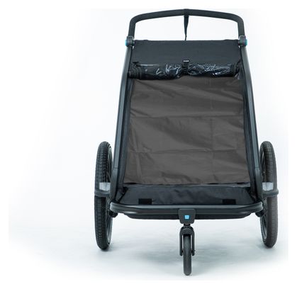 Cube Double CMPT Kids Trailer Black