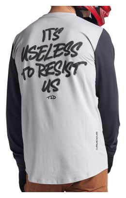 Maillot Manches Longues Troy Lee Designs Ruckus Ride Gris