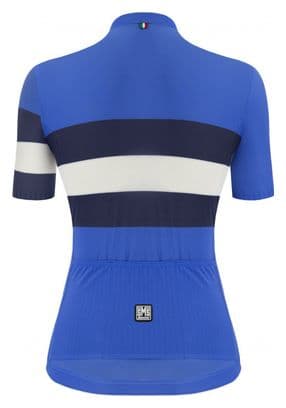 Santini Sleek Bengal Blue Women's Short Sleeve Jersey