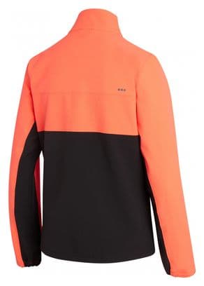 Saucony Bluster Run Thermal Jacket Red Black Donna