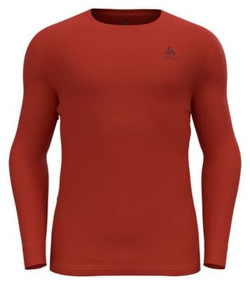 Maillot Manches Longues Odlo Merino 200 Rouge