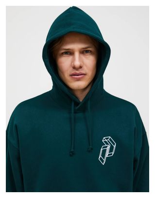 Felpa con cappuccio Peak Performance Terry Graphic Hood Verde Uomo
