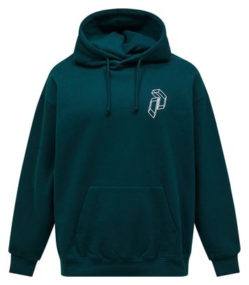 Felpa con cappuccio Peak Performance Terry Graphic Hood Verde Uomo