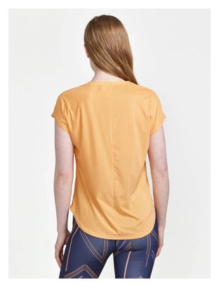 Craft Essence Women's Peach Orange short-sleeved jersey