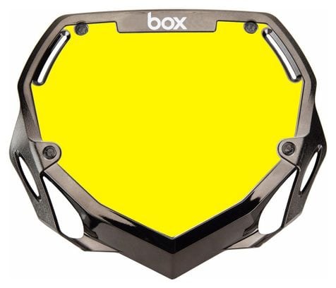 Plaque BOX two pro white et yellow/chrome black