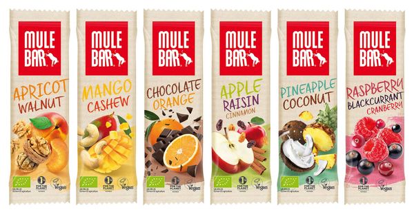MuleBar Vegan Energy Bars Discovery Pack (30 bares)
