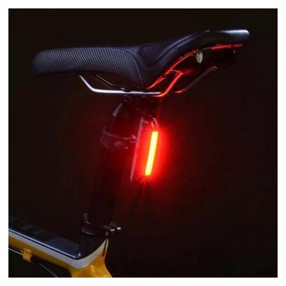 2 en 1 - Eclairage de vélo rouge et blanc LED 100 lumens