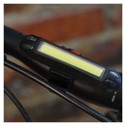 2 en 1 - Eclairage de vélo rouge et blanc LED 100 lumens