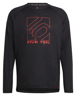 Adidas Five Ten Long Sleeve Jersey Black/Red