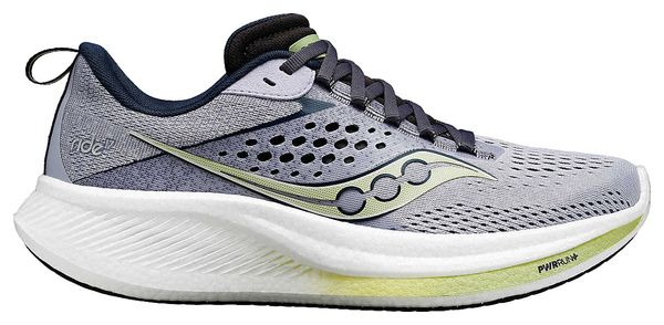 Women's Running Shoes Saucony Ride 17 Gris Vert