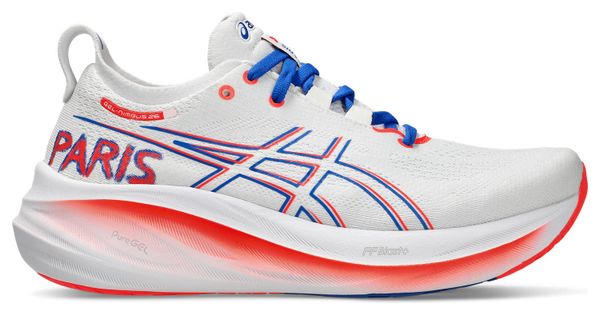 Asics Gel Nimbus 26 Damesschoenen Wit Rood