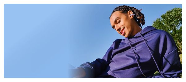 Auriculares Bluetooth Shokz OpenDots Air morados