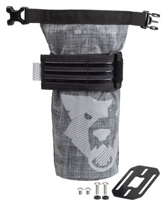 Wolf Tooth B-RAD TekLite Roll-Top Bag 1L + Mounting Plate Grey