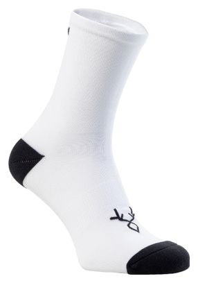 LeBram Ventoux Pair of Socks White Black