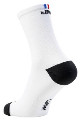 LeBram Ventoux Pair of Socks White Black