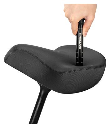 Selle vélo confort ROCKBROS extra-large noire