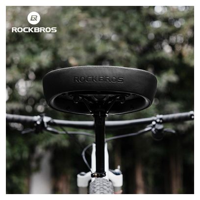 Selle vélo confort ROCKBROS extra-large noire