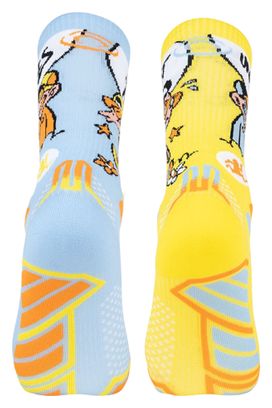 Calzini BV Sport Trail Ultra High Ravito Collector DBDB Blu/Giallo