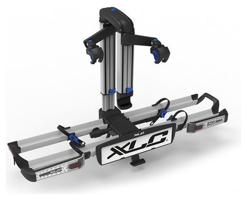 Fahrradträger auf Kugelkopfkupplung XLC VC-C08 Almada Work-E mit Adapter Klappbarer Rahmen 2 Fahrräder