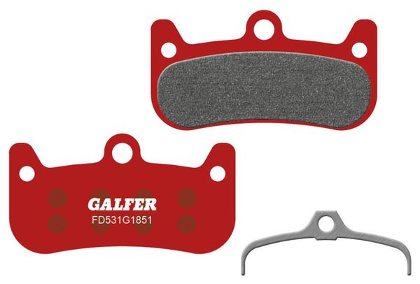 Paire de Plaquettes Semi-Métalliques Galfer FD531 G1851 Advanced pour Freins Formula Cura 4