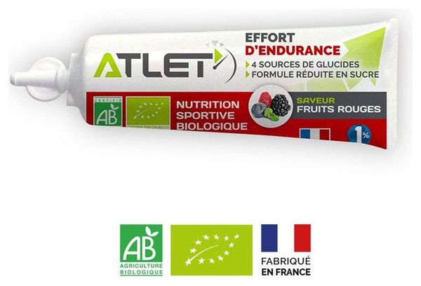 Gels énergétique ATLET fruits rouges