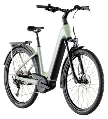 VTC Électrique Cube Kathmandu Hybrid One 800 Easy Entry Shimano Cues 10V 800 Wh 700 mm Vert Pea 2026