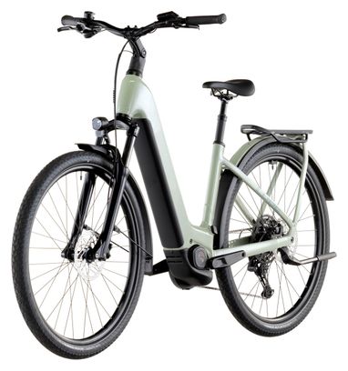 VTC Électrique Cube Kathmandu Hybrid One 800 Easy Entry Shimano Cues 10V 800 Wh 700 mm Vert Pea 2026