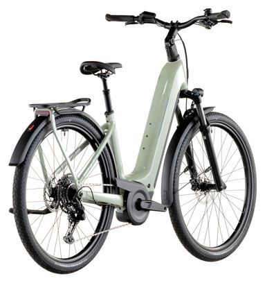 VTC Électrique Cube Kathmandu Hybrid One 800 Easy Entry Shimano Cues 10V 800 Wh 700 mm Vert Pea 2026