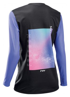 Maillot de manga larga Northwave Freedom AM para mujer Morado/Fucsia