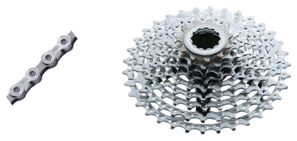 Kit Chaîne Shimano XT/Ultegra CS-HG93 + Cassette XT CS-M770 9V