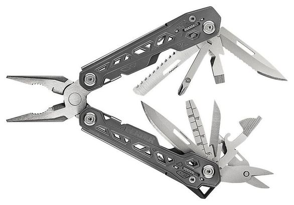 Botte multitool Gerber-17 pièces - avec gaine de rangement-Gris