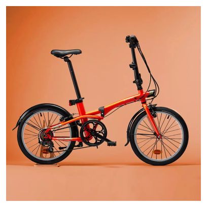 Folding bike BTWIN TILT 500 Orange