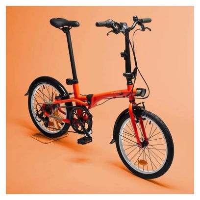 Folding bike BTWIN TILT 500 Orange