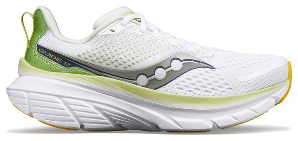 Chaussures de Running Femme Saucony Guide 17 Blanc Vert