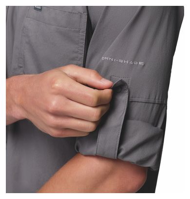 Camicia Columbia Silver Ridge Utility II Grigio Uomo