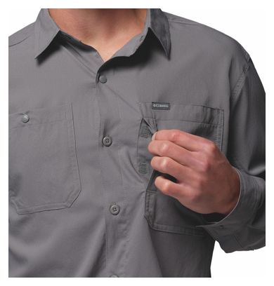Camicia Columbia Silver Ridge Utility II Grigio Uomo