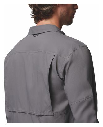 Camicia Columbia Silver Ridge Utility II Grigio Uomo