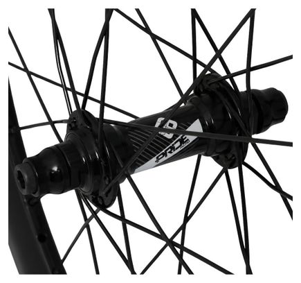 Paire de Roues Carbone Expert Pride Gravity Control V2 10/10mm Noir Brillant