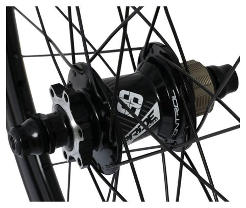 Paire de Roues Carbone Expert Pride Gravity Control V2 10/10mm Noir Brillant