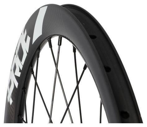 Paire de Roues Carbone Expert Pride Gravity Control V2 10/10mm Noir Brillant