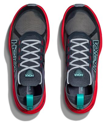 Hoka Zinal 2 Trail Shoes Blue/Red Men's