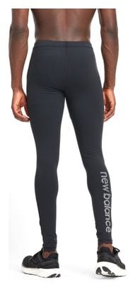 New Balance Sleek Reflective Black Heren Long Tight