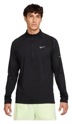 Heren Nike Dri-Fit Stride Zwart 1/2 Zip Top