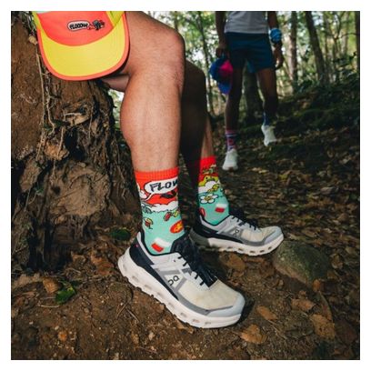 Chaussettes BV Sport Trail Ultra High Flow Collector DBDB Bleu/Orange