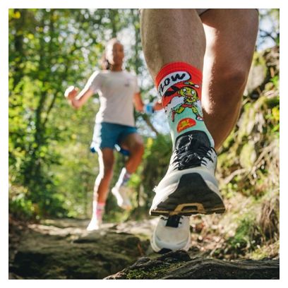 Chaussettes BV Sport Trail Ultra High Flow Collector DBDB Bleu/Orange