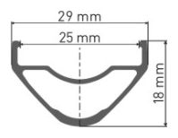 DT Swiss XR 391 Disc 29 '' Felge Schwarz