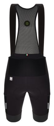 Cuissard Court à Bretelles Femme Santini Gravel Noir