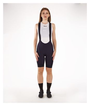 Cuissard Court à Bretelles Femme Santini Gravel Noir