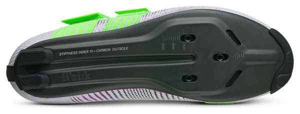 Fizik Powerstrap Aeroweave Viola/Verde Fluo Scarpe da strada unisex